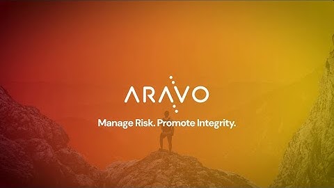 Aravo: Manage Risk. Promote Integrity.