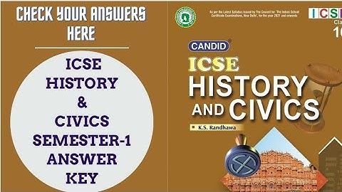 ICSE History & Civics (Answer Key) Semester-1