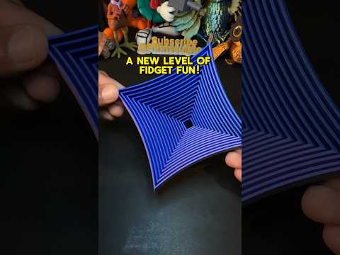 3D-Printed Mega Superellipse Fidget, Play with Toys. #3dprinting #fidget #toys