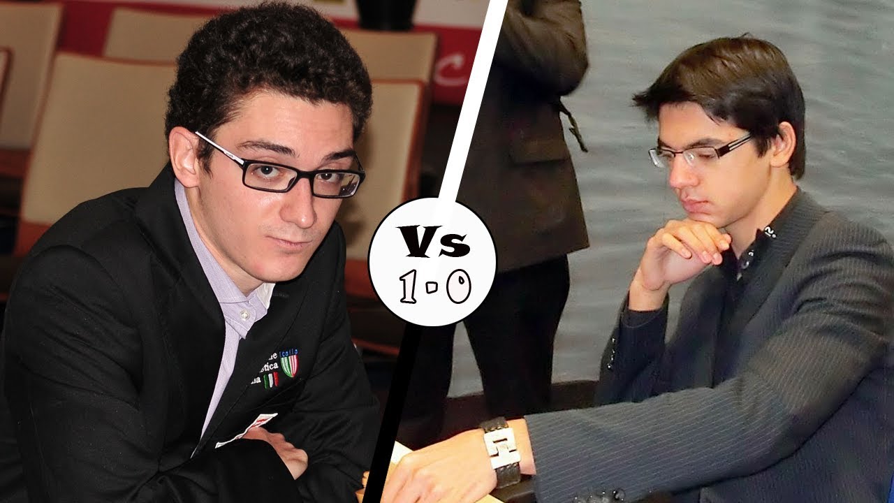 Car Giri Shift, Fabiano Caruana vs Anish Giri | Chess Game