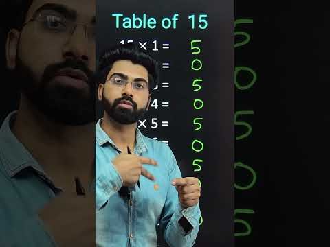 Table 15 trick