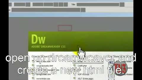 Make A website Banner Fireworks Importing into Dreamweaver 2/2