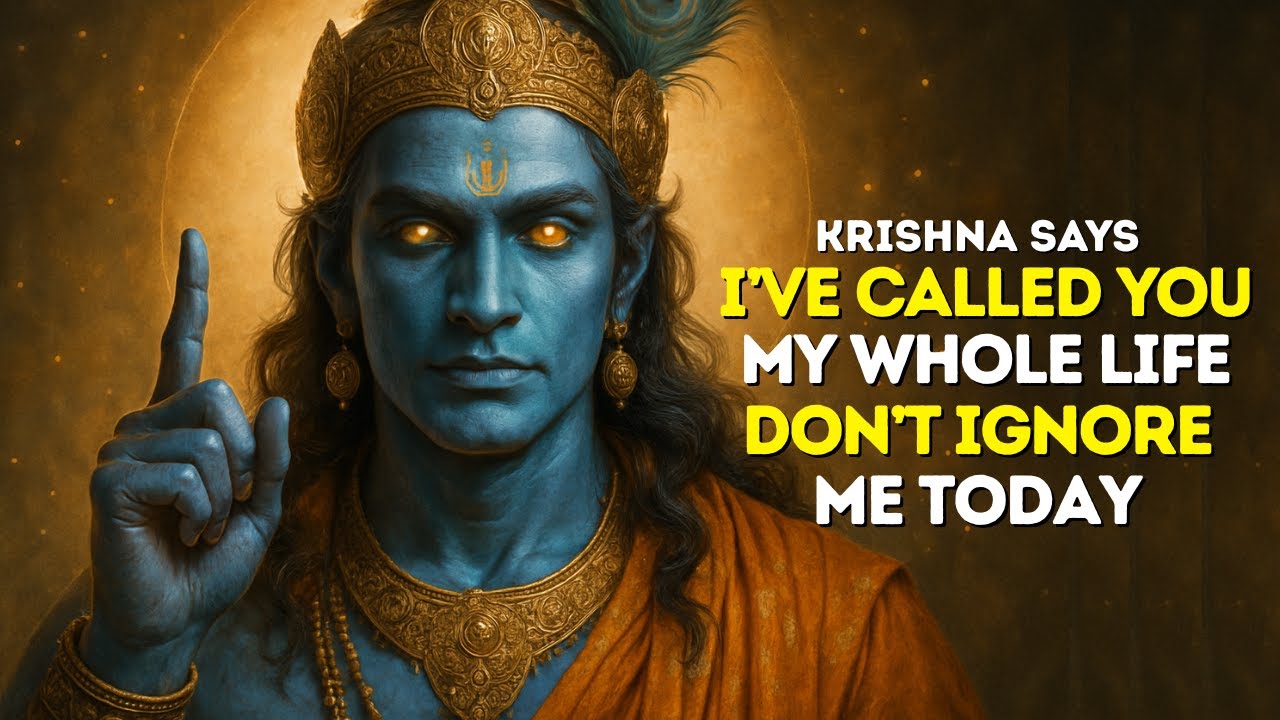 🦚Don't Ignore: Krishna Says: I've Called You My Whole Life, Don't Ignore ME Today | What Kanha Says