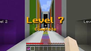 Minecraft World of Color Parkour Part 2