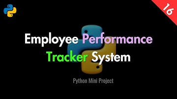 [16] Python Employee Performance Tracker | Track & Evaluate Employee Performance | Codex People