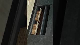 Celebrity Luxury Black Marble Finish Kitchen Profile