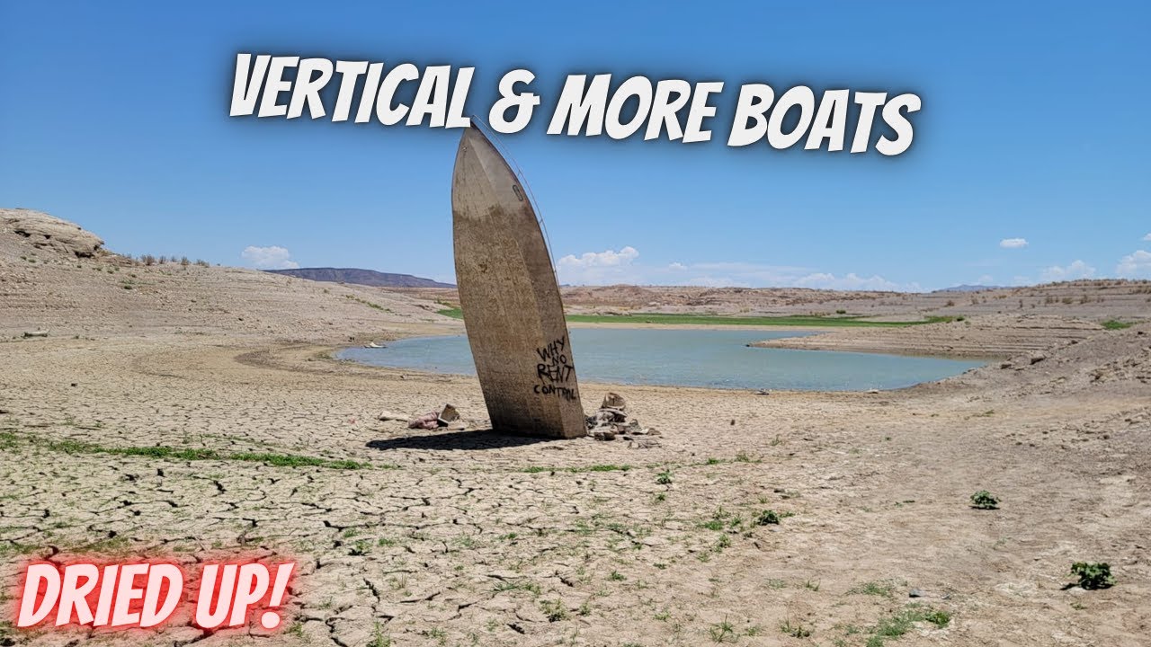 VERTICAL & MORE BOATS! Lake Mead Dried up! YouTube