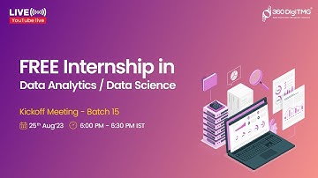 Free Data Analytics / Data Science Internship | Batch 15 | 360DigiTMG