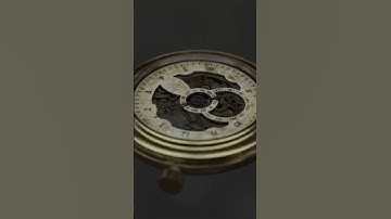 Creating a 3D Pocket Watch in Blender #shorts #blender #animation #3d #3danimation