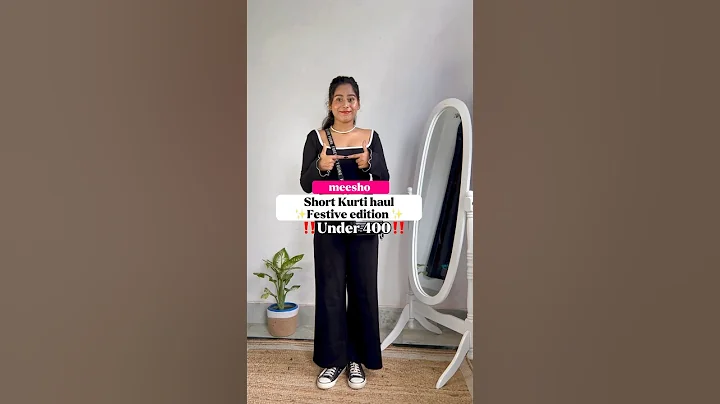 #meeshofinds Short Kurti Haul Under 400 #shorts #shortkurti #meeshokurti #meeshohaul #kurti #meesho