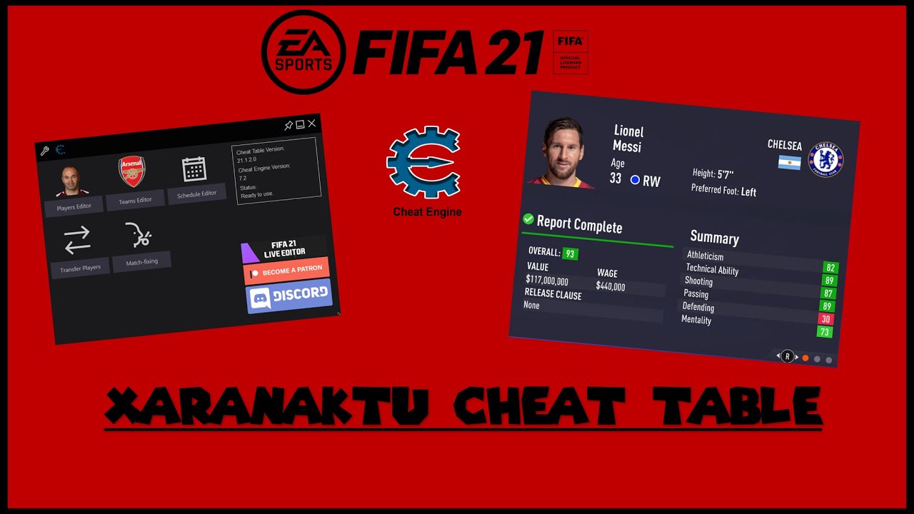 GitHub - xAranaktu/FIFA-18---Career-Mode-Cheat-Table: FIFA 18