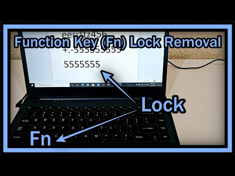 Video: Hur Inaktiverar Du Fn-knappen På En Bärbar Dator