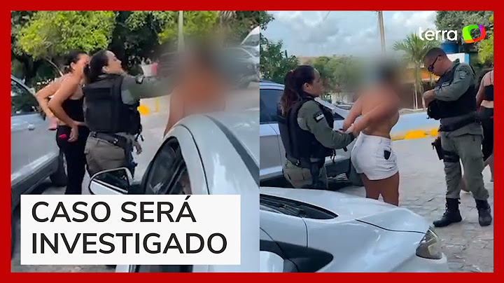 PM dá tapa no rosto de mãe suspeita de agredir a própria filha em PE