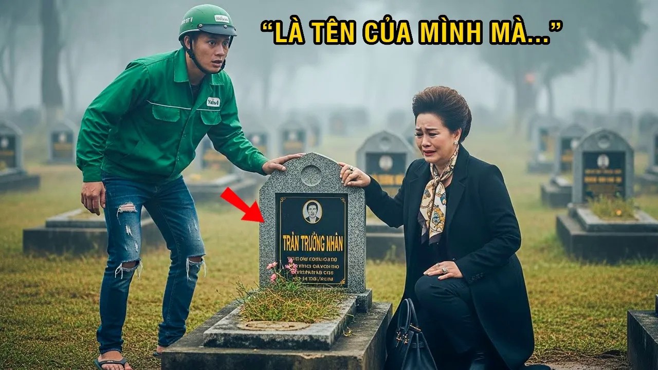 Chở Một Nữ Tỷ Phú Đi Tìm Mộ Con Trai, Đến Nơi Anh Xe Ôm Đứng Tim Thấy Tên Mình Trên Bia Mộ