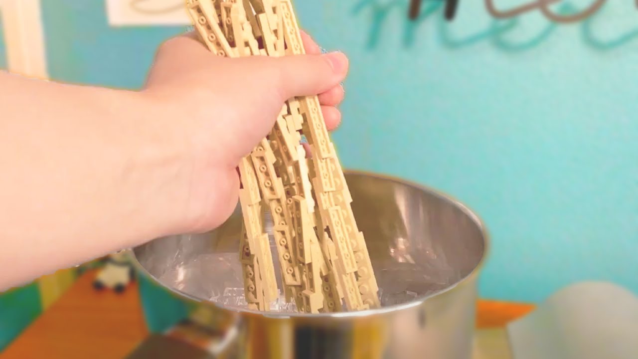 Lego Spaghetti Lego In Real Life Stop Motion Cooking Asmr Youtube