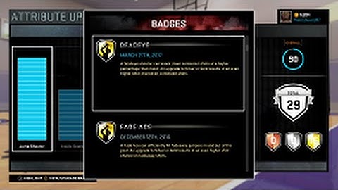 NBA 2K16 HOW TO GET DEADEYE BADGE AND FADEACE THE FASTEST WAY 100% WORKING!