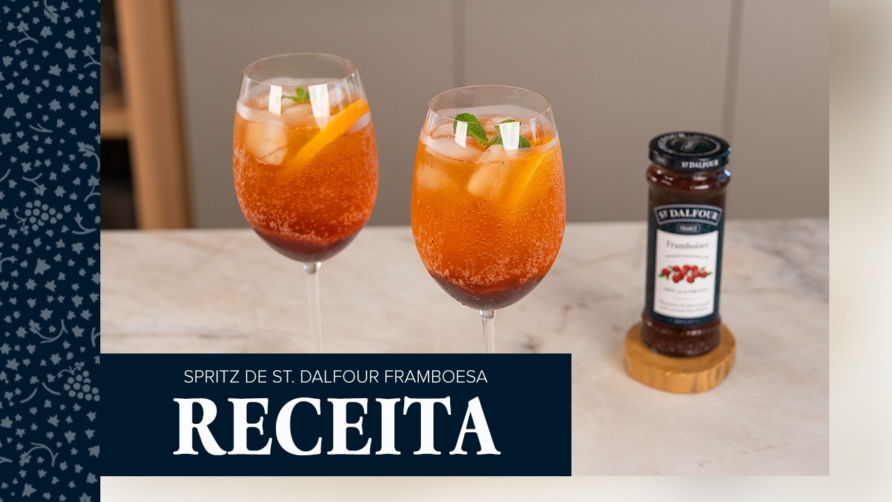 Spritz com St. Dalfour Framboesa