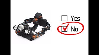 Tìm hiểu chất lượng thực sự của đèn pin đội đầu 3 bóng và 5 bóng quảng cáo  trên mạng xã hội