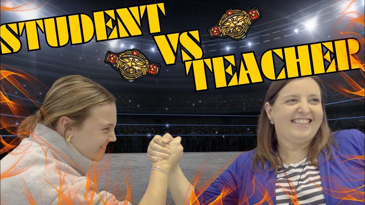 Arm Wrestling in Spanish Class YouTube