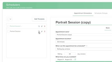 Book with Schedulers / Lesson 3: Managing Templates