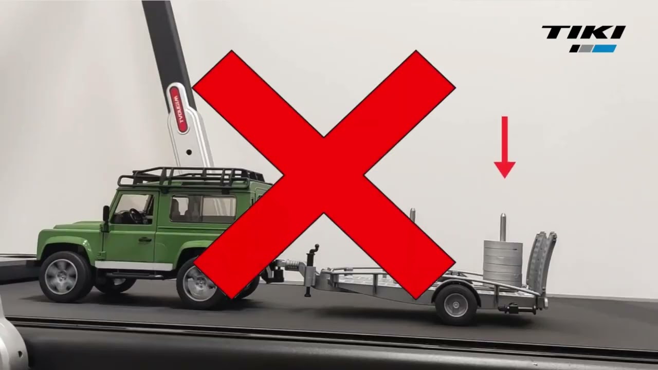 How to load a trailer correctly?