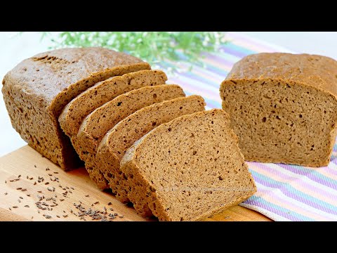 Хлеб пшенично-ржаной с солодом! Рецепт вкусного домашнего ржаного хлеба в духовке!