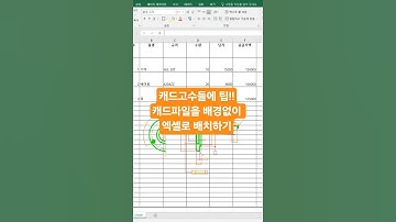 [캐드 1분 팁] 도면을 배경없이 엑셀로 정확히 넣기. #autocad #캐드강의 #캐드추천 블로그 링크:  https://ryuredann.tistory.com/