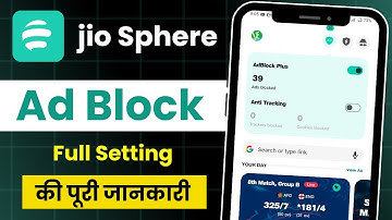 JioSphere Adblock Settings | JioSphere Me Ads Kaise Block Kare