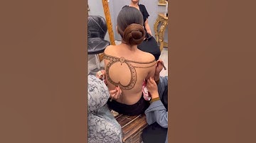 Unique blouse mehandi design😍😍😍😍 #mehndi #bride #wedding #trending #viral #dance #wedding #surprise