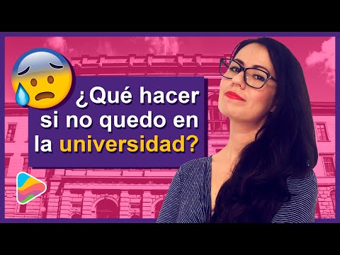 Video: Qué Hacer Si No Has Ingresado A La Universidad