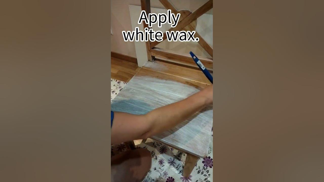 How To Easily Apply White Wax On Wood Furniture DIY