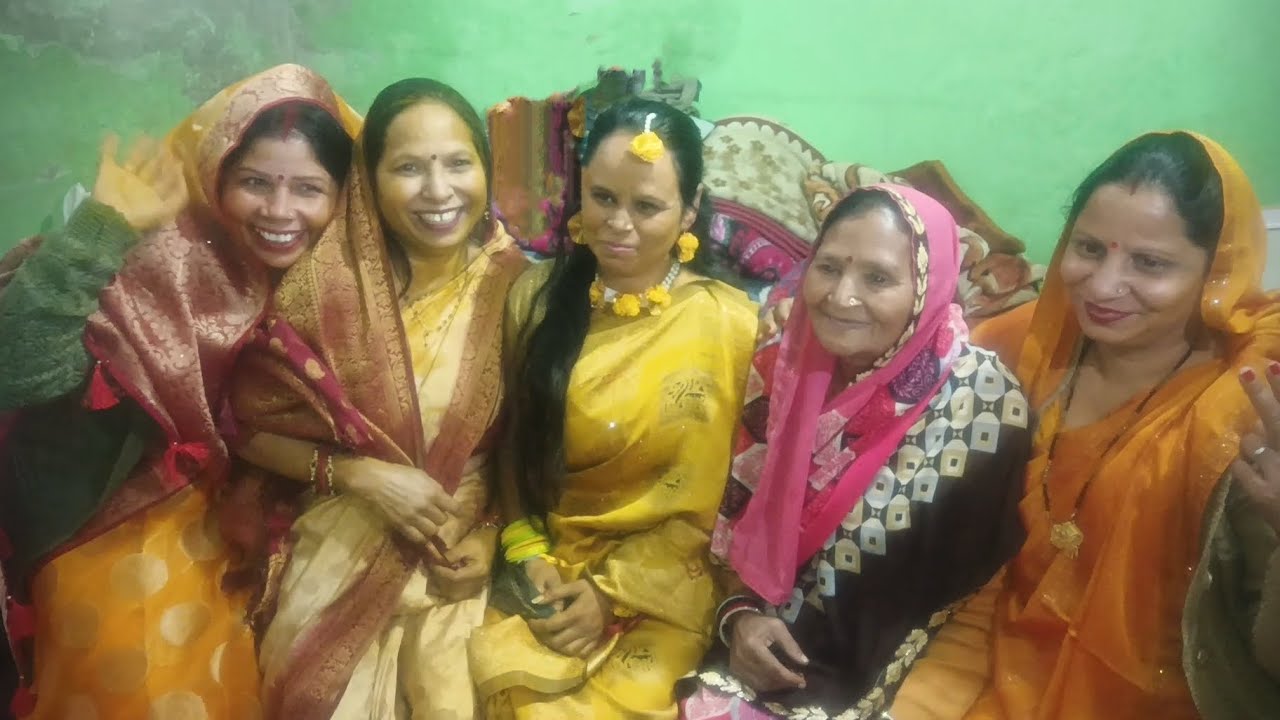 Desi Haldi Function Vlog👐✨