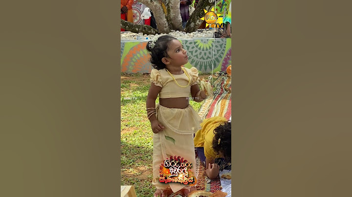 අනේව් වූටි සාරන්‍යා මැණික බනිස් කන හැටි 🥰❤ | හිරු තරු අවුරුදු සැණකෙළිය 2023 🌞🔥❤