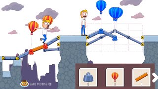 BUILD A BRIDGE- LEVEL 16 🎈 shorts NEW UPLOAD | Android Mobile Game screenshot 2