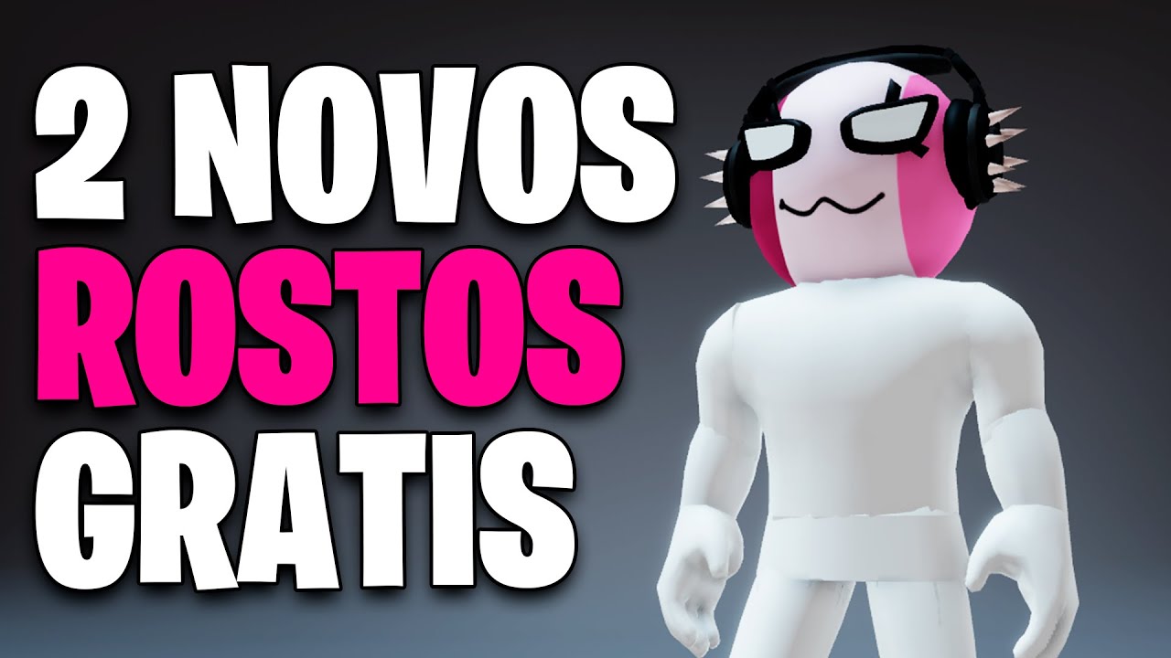 COMO PEGAR 2 ROSTOS GRÁTIS ROBLOX - (ROBLOX) roblox itens gratis 