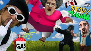 SCARY TEACHER vs. FAT GAS!  FGTeeV Ruined her Date Again! (Miss T Chapter 5 Gameplay \/ Skit)