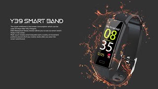 Y39 0.96inch Colorful Touching Screen Professional Smart Bracelet Fitness Smart Band screenshot 5