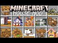Minecraft NEW INSTANT HOUSE MOD / HOW To Spawn Huge New Minecraft House MOD
