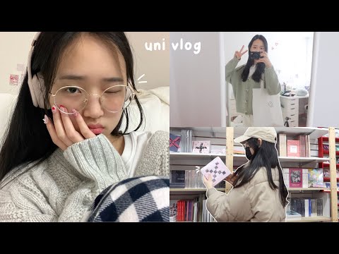 Uni Life Vlog: Finals Week, At Home Nails, Kpop Album Shopping x More