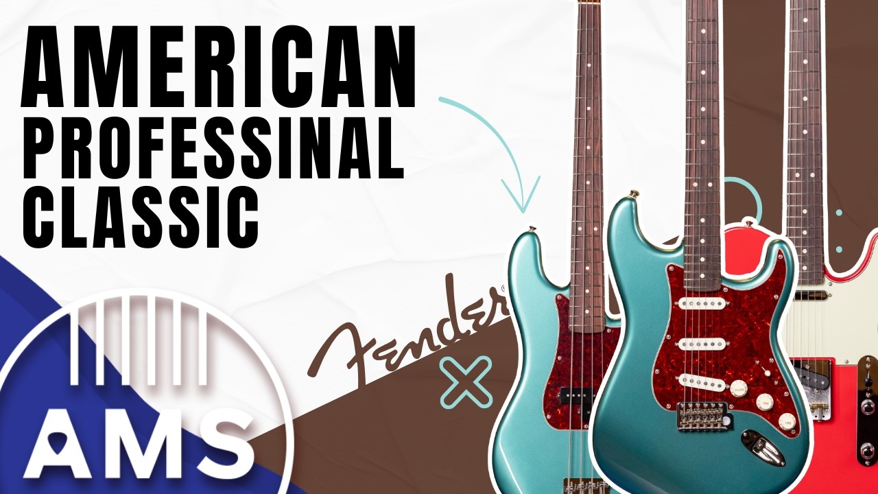 Серия Fender American Professional Classic — идеальное сочетание винтажного и современного стиля.