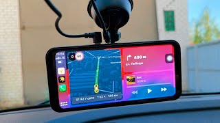 DVR Volam 4K display 6.25"+car play+ android auto, review, day and night shooting.