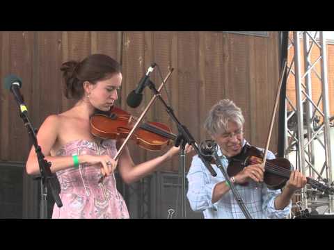 Darol Anger, Brittany Haas and Tristan Claridge "Old Dangerfield" 8/13/11 Rangeley, ME