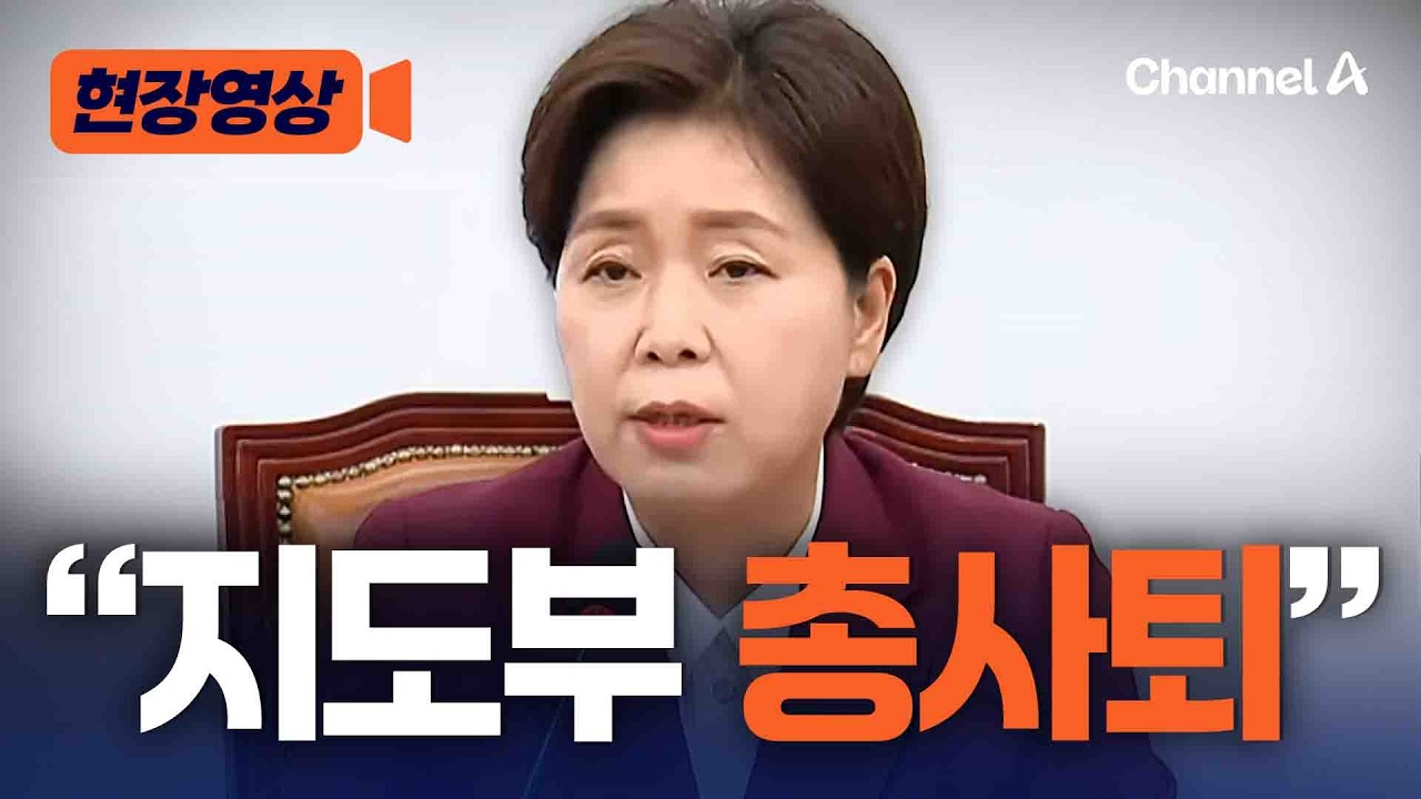 양향자, 국힘 지도부 총사퇴 제안 "후임에 길 열어줘야" [현장영상] / 채널A