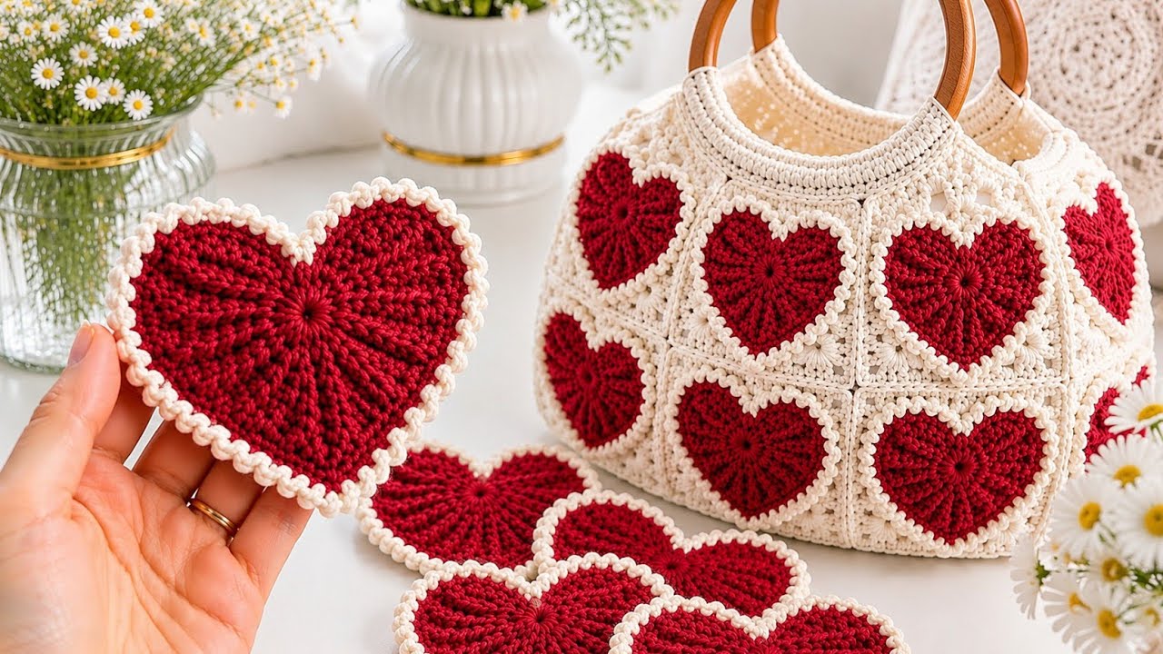 ❤️ Don't Miss This Beautiful Crochet Heart Bag Tutorial! - YouTube