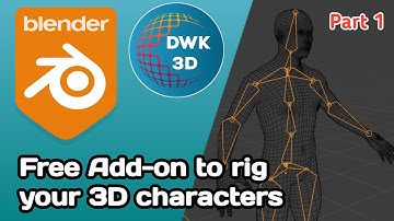 How to rig your 3D characters in Blender using add-on Rigify part 1