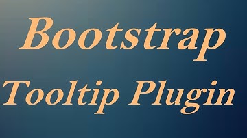 Bootstrap Tooltip Plugin