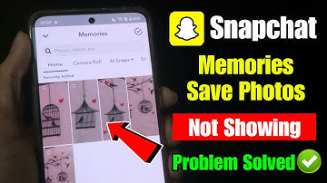 Snapchat memories photos not showing 2025 | Snapchat not showing | Snapchat save photos not showing