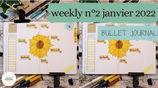 Bullet Journal – Weekly n°2 de janvier 2022