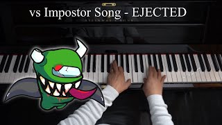 FNF Ejected - EASY Piano Tutorial - vs Impostor (Among Us)