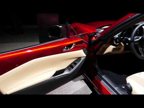 New 2018 Mazda Miata MX-5 Interior Tour - 2017 LA Auto Show, Los Angeles CA